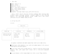 가족커뮤너티사이트사업계획서 (샘플)